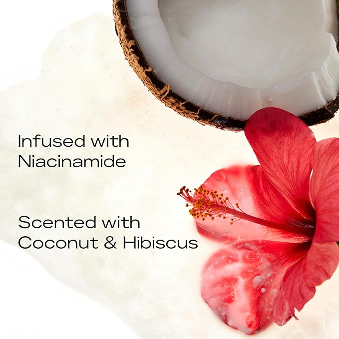 SheaMoisture Illuminating Body Butter with Coconut & Hibiscus, Niacinamide and Pro-Ceramides, Renewing Skin’s Natural Glow, 48H Moisturizing 11.5 oz,(Pack of 2)