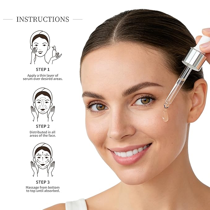 Niacinamide Serum for Face with Zinc & Hyaluronic Acid,Smoothes Wrinkles,Improves Elasticity,Firms Skin 1 Oz for Face Care, Daily Use