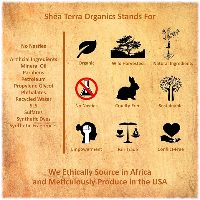 Shea Terra Organics Nilotik’ Shea Butter Ultra-Rich Lotion – Marrakesh Menthe Vanilla | Natural Daily Moisturizer High in Vitamins with Cooling Sensation to Soothe Irritated Dry Skin– 16 oz