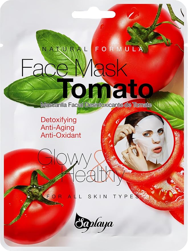 Saplaya Face Masks 6 Pack Scented Facemask Sheets Skin Care Mask Single Scent K-Beauty Natural Formula