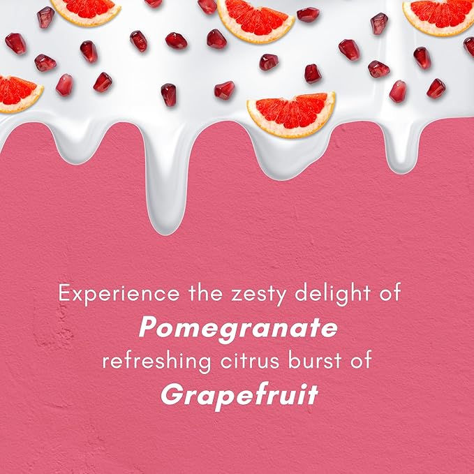 Saif Al Fares Pomegranate & Grapefruit Body Lotion – Hydrating Moisturizing Lotion for Women & Men – Daily Moisturizer with Vitamin E & B5 – Skin Care Body Moisturizing Lotion for Dry Skin, 500ml Pump