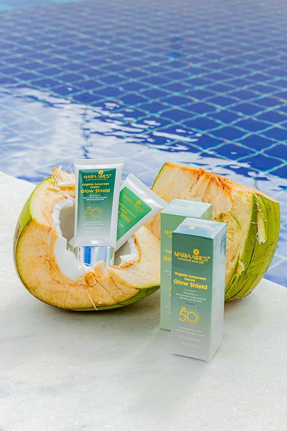 Glow Shield Organic Tinted Sunscreen SPF 50-50ml (Natural)