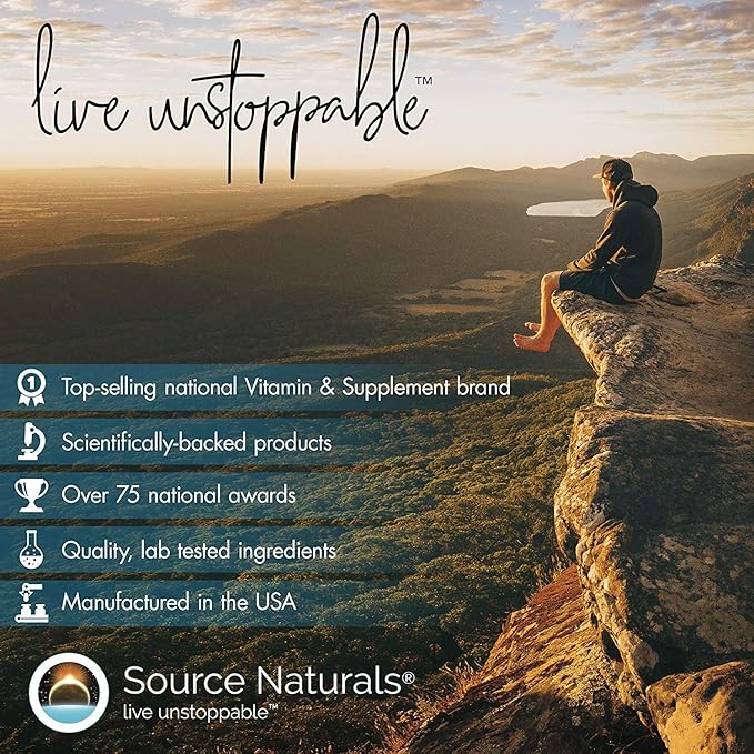 Source Naturals Omega-7 Sea Buckthorn Fruit Oil, Non-GMO, Vegan-Sourced for Health and Vitality* - 120 Vegan Softgels