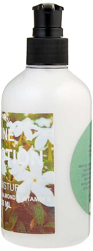 Organic Hair Solution-Body Lotion with Soothing Aloe Vera and Vitamin E- Dry Skin, Non-Greasy-Shea Butter, Almond oil- For both Males & Females- Natural Fragrance-Vegan (Jasmine Scent)