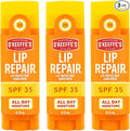 O'Keeffe's Lip Repair SPF 35 Lip Balm - Stick (3 Pack) - Sun-Safe Moisturizer for Extremely Cracked, Dry Lips