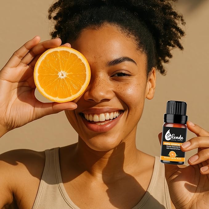 Orange Essential Oil -100% Pure Natural Aromatherapy Essential Oils for Diffuser, Candle Making,Skin-0.34 Fl Oz (10 ml)