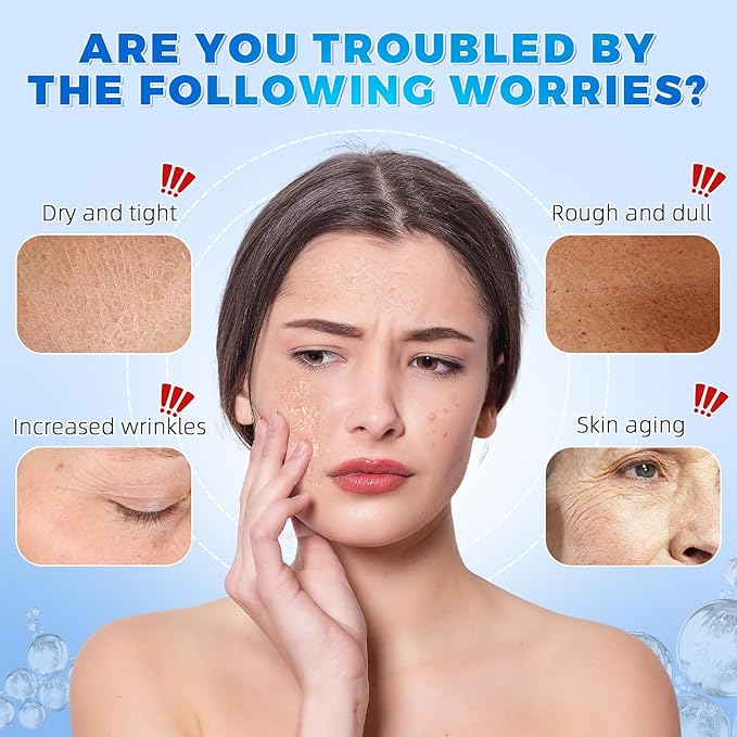 3% Pure Hyaluronic Acid Face Serum, Ultra-Hydrating Vials, 24 Hour Hydrate & Reduce Wrinkles, Anti Aging Serum,Moisturizer for Dry & Sensitive Skin(1.2 fl.oz/30pcs)