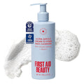 First Aid Beauty Ultra Gentle Cream-to-Foam Pure Facial Cleanser – Makeup Removing Face Cleanser - Face Wash with Colloidal Oatmeal & Glycerin, for Sensitive, Acne & Blemish-Prone Skin, 10 oz