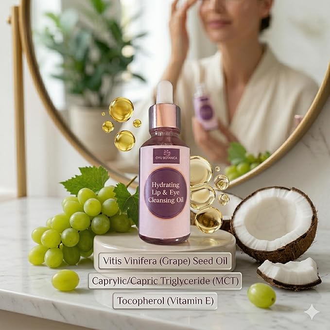 Vegan OYU Deep Cleansing Oil – Lightweight, Hydrating Makeup Remover, 1 fl.oz