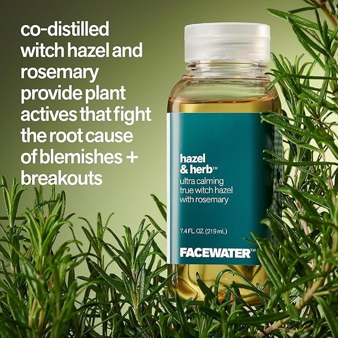 Facewater Hazel & Herb Ultra Calming True Witch Hazel with Rosemary