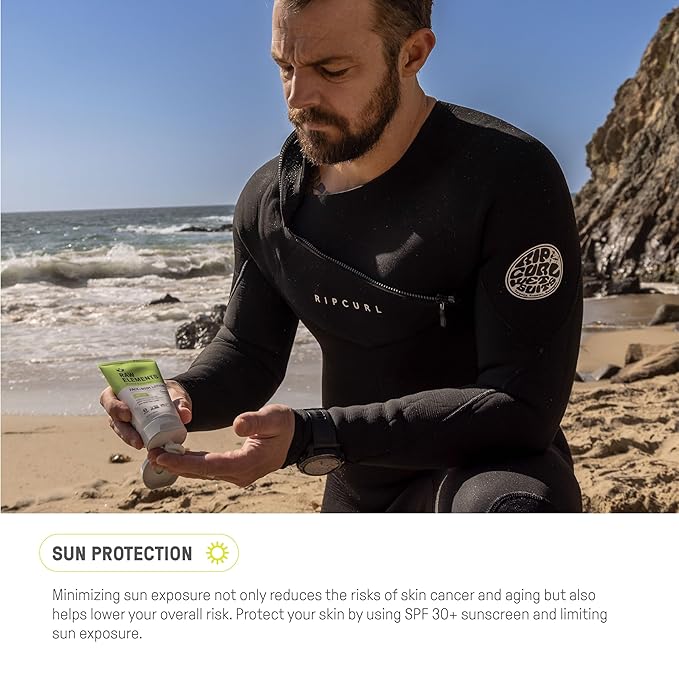 Raw Elements Face and Body Mineral Sunscreen SPF 30 Tube, Organic Sunblock Daily Protection, Non Toxic Reef Safe, Water Resistant, Cruelty Free, 3 oz (Pack of 1)