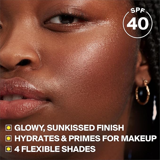 Supergoop! Glowscreen SPF 40, Sunrise (Champagne Glow) - 20 mL - Glowy Primer + Broad Spectrum Tinted Sunscreen - Helps Filter Blue Light - Hydration - Hyaluronic Acid & Vitamin B5