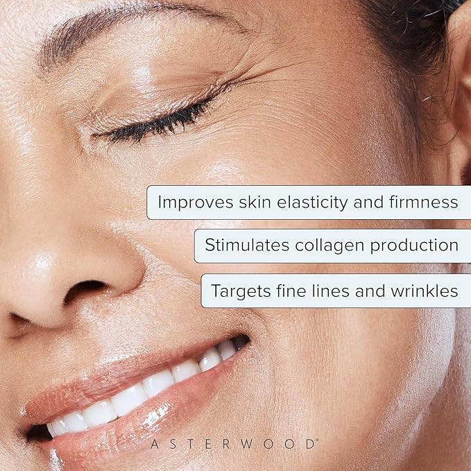 Asterwood Copper Peptides Serum for Face - Tightening, Repairing, Collagen Boosting - with GHK-Cu Peptide and Hyaluronic Acid - 8 Fl Oz