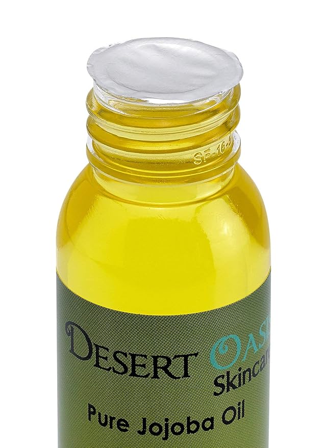 | USDA Certified Organic Jojoba Oil – 100% Pure, Cold Pressed, Natural Conditioner for Face, Hair, Skin, Nails, Tattoos & Piercings – (2 fl oz / 59 ml)