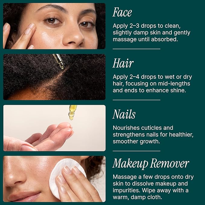 SOULSATION 100% Pure Jojoba Oil Bulk Size (32oz) for Face, Hair & Nails - Non-GMO, Cold-Pressed Moisturizing Premium Carrier Oil, Unrefined For Aging, Wrinkled, & Dry Skin, Frizzy, Damaged Hair