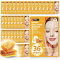 Innerest Original Derma Beauty Collagen Face Masks 36 PK Vegan Ultra Moisturizing Face Masks Skincare Sheet Masks Set for Beauty & Personal Care Korean Face Mask (Honey)