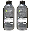 Garnier Skinactive Micellar Cleansing Jelly Water with Charcoal Purifying All in One Water, 2 Pack