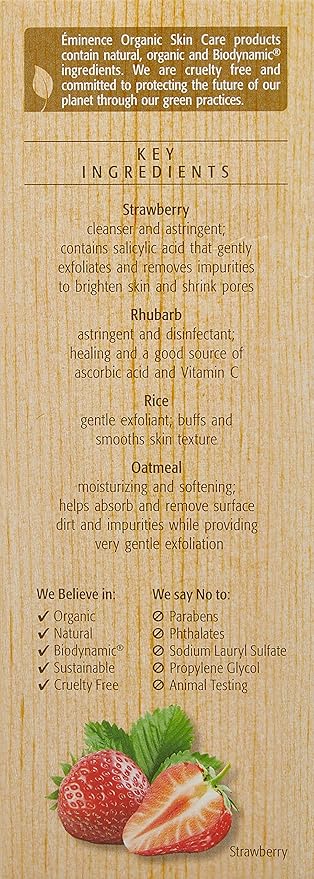 Eminence Strawberry Rhubarb Dermafoliant, 4.2 Ounce