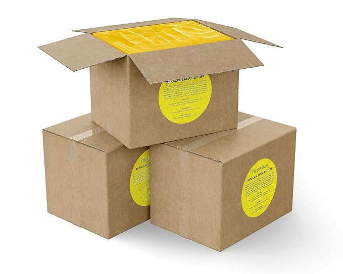 Raw African Shea Butter 10 lbs. Bulk Wholesale Block 100% Pure Natural Unrefined YELLOW - Ideal Moisturizer For Dry Skin, Body, Face And Hair Growth. Great For DIY Soap and Lip Balm Making.