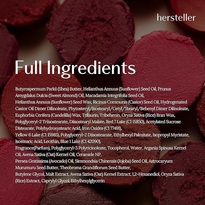 hersteller Nearby Recharging Lip Balm Vegan Butter Complex Intensive Moisturizing Treatment for Dry Lips and Cheek Natural Healthy (Red Origin)