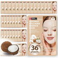 Innerest Original Derma Beauty - 24PK Collagen Face Masks Vegan Ultra Moisturizing Face Masks Skincare Sheet Masks Set for Beauty & Personal Care Korean Face Mask (Coconut)