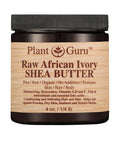 African Shea Butter Raw Unrefined 100% Pure Natural Organic Ivory Grade A - 4 oz - DIY Body Butters, Lotion, Cream, lip Balm & Soap Making Supplies, Eczema & Psoriasis Aid, Stretch Mark Product