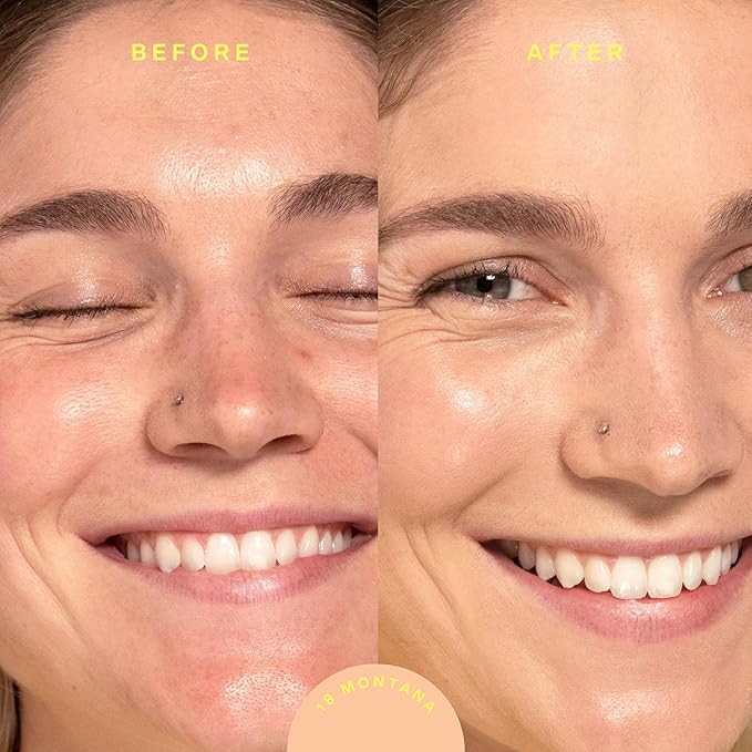 Tower 28 SunnyDays SPF 30 Tinted Moisturizer - 2-in-1 Buildable Coverage Foundation + Mineral Sunscreen for Face - Zinc Oxide, Aloe & Prickly Pear for Sensitive Skin - 18 Light/Peach (1 oz)