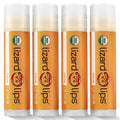 LizardLips Natural Lip Balm Citrus; USDA Certification Lip Moisturizer; Travel-Friendly Everyday Care; Fun Quirky Beach Vacation Essentials
