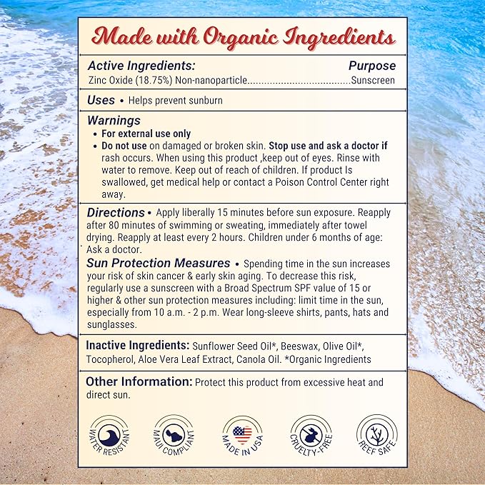 Raw Love Mineral Sunscreen Lotion for Face & Body | Reef Safe for Adults and Kids | Zinc Oxide, Water Resistant, Broad Spectrum UVA/UVB SPF 30 Protection for Sensitive Skin | 3oz