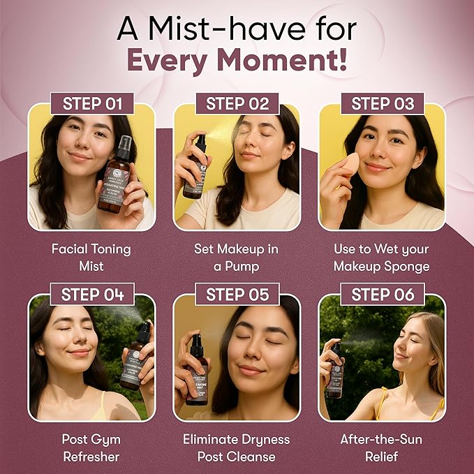 Sweet Face Minerals HYDRATING MIST Aloe & Cucumber (4 Ounce) Mineral Makeup Setting Mist Vegan Facial Moisturizer Spritz