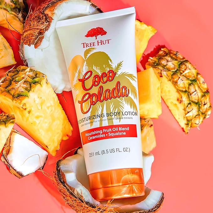 Tree Hut Coco Colada Moisturizing Body Lotion, Ceramide and Squalene Formula Helps Protect Skin, Long-lasting Hydration Leaves Skin Feeling Soft & Moisturized, 8.5 Fl Oz.