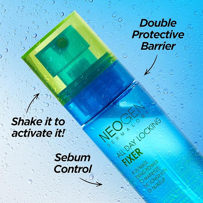 NEOGEN All-Day Makeup Setting Spray, Hydrating & Weightless Sebum Control, Long-Lasting Non-Greasy Finishing Fixer, 2.7 fl oz (80 ml)