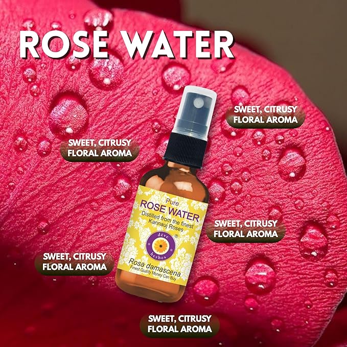 Deve Herbes Rose Water (Rosa damascena) 100ml