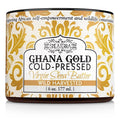 Shea Terra Organics Organic Cold-Pressed Virgin Shea Butter – Ghana Gold | Natural Skin Cream for Dry Skin, Itchy Skin, Stretch Marks, Psoriasis & Eczema – 6 oz (Wild Harvested)