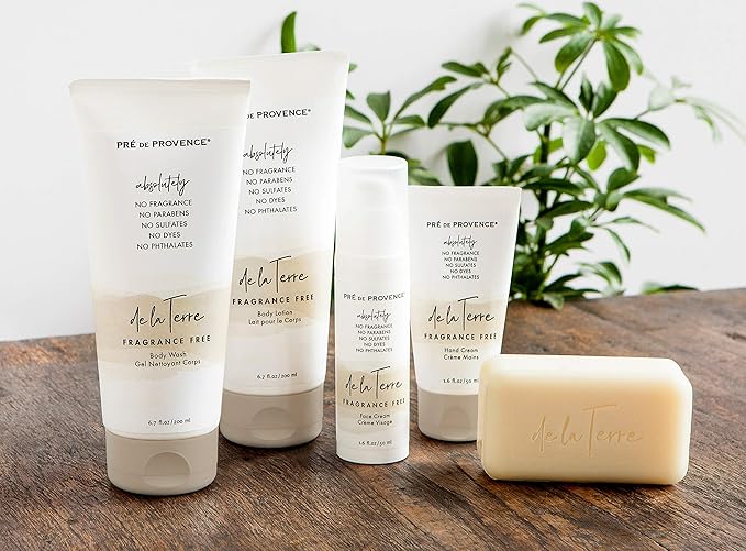 De La Terre All Natural Sensitive Skin Collection Fragrance Free, Moisturizing & Hydrating, Body Lotion, 200 ML