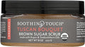 Soothing Touch Organic Herbal Brown Sugar Scrub, Tuscan Bouquet, 8 Oz