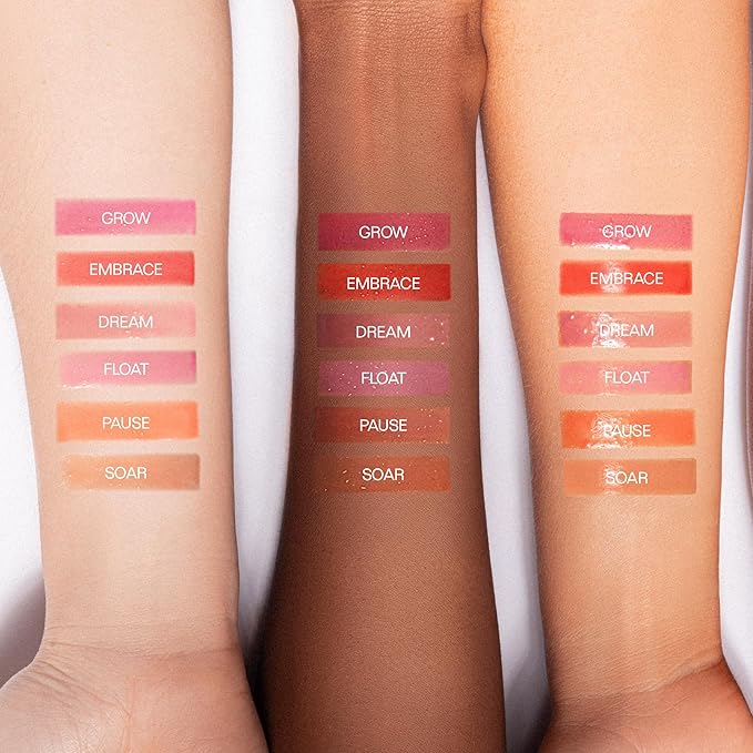 Karuna Skin - Tinted Lip Oil, Soothing & Moisturizing Lip Products with Peptides, Antioxidants, Hydrating Flattering Vegan Lip Tint (Soar)