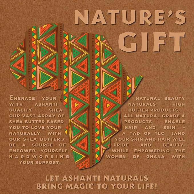 Ashanti Naturals Yellow Whipped Shea Butter | 100% Natural African Shea Butter | Moisturizing and Fragrance Free (2.65 oz Tube)