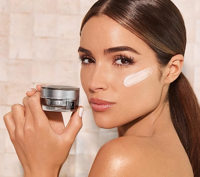GOODJANES Eye Swear Brightening Eye Cream with Aloe Vera, Lavender & Stem Cell Complex – Hydrating Formula for Dark Circles, Puffiness & Fine Lines – Vegan & Cruelty-Free