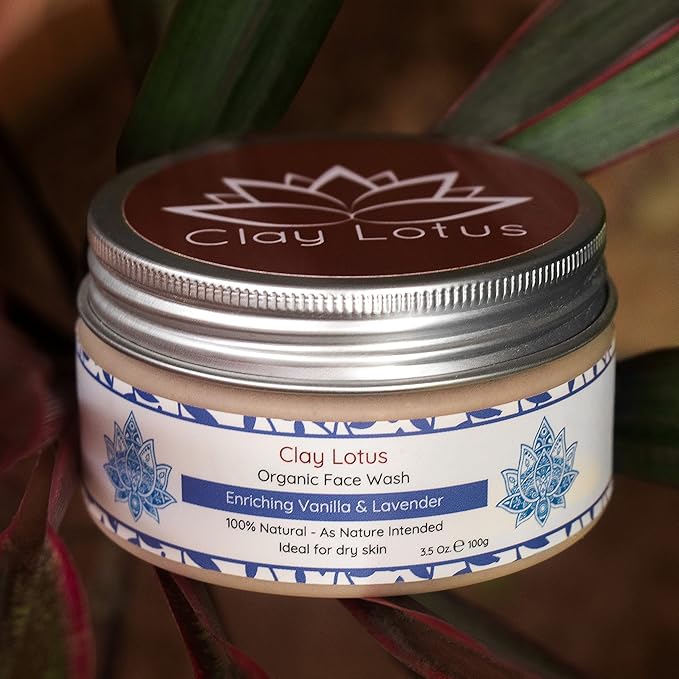 Organic Face Wash - Hydrating Cleanser for Dry, Mature Skin. Anti-aging, Natural Formula for Reduced Wrinkles and Restored Radiance- Vegan and Moisturizing- For Women & Men