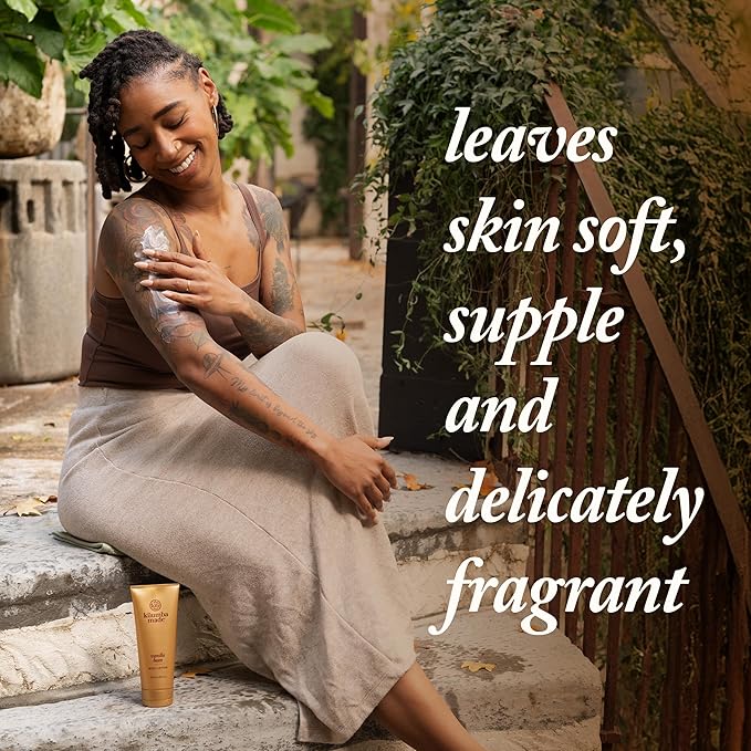 Kuumba Made Vanilla Bean Body Lotion, Hydrating Daily Moisturizer with Shea Butter & Botanical Oils, Vegan, 6.75 Oz