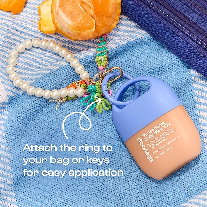 Alleyoop Sunsational Tinted Moisturizer SPF 50 for Face Broad Spectrum – 100% Mineral Face Sunscreen with Jojoba, Hydrating & Soothing Tinted Sunscreen, Vegan & Cruelty-Free (Dawn)