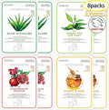 MEAROSA DESIGN Vitamin C Collagen Firming Essence Face Mask Beauty Facial Mask Sheet Mask Korea Skin Care Premium Quality (8 pack)