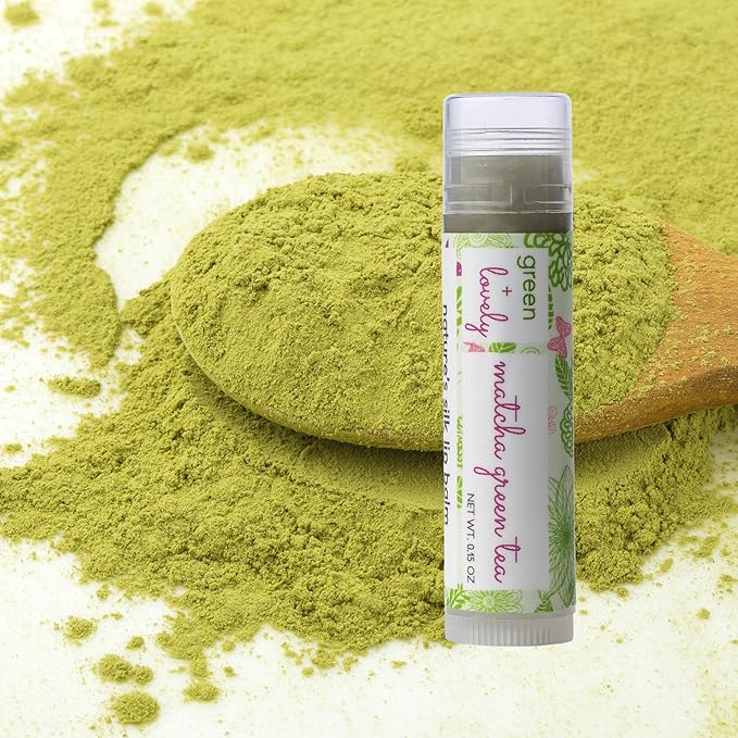 Nature's Silk Lip Balm, Organic (Matcha Green Tea)