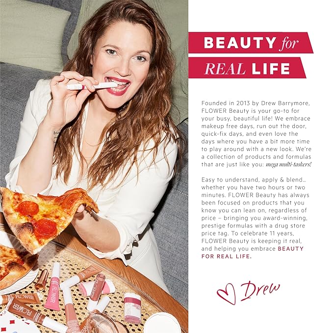 FLOWER Beauty By Drew Barrymore Seal The Deal Setting Spray for Makeup - Long-Lasting + Flawless Finish - Sweat-Proof + Rub-Resistant - Matte + All Day Face Makeup - Cruelty-Free + Vegan