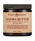 Jojoba Body Butter 4 oz. 100% Pure Raw Fresh Natural Cold Pressed. Skin Body and Hair Moisturizer, DIY Creams, Balms, Lotions, Soaps.