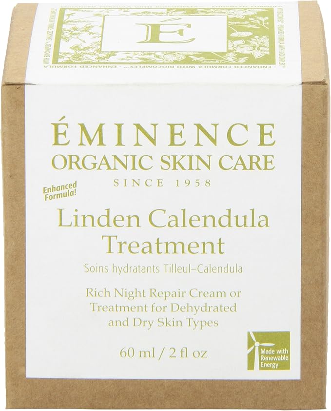 Eminence Linden Calendula 2oz Treatment Cream - Hydrating Moisturizer for Sensitive & Dry Skin