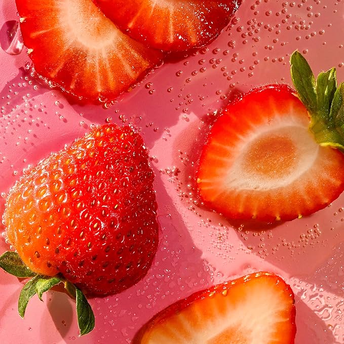 eos 100% Natural & Organic Lip Balm- Strawberry Sorbet, All-Day Moisture, Dermatologist Recommended for Sensitive Skin, Lip Care Products, 0.25 oz (Pack of 2)