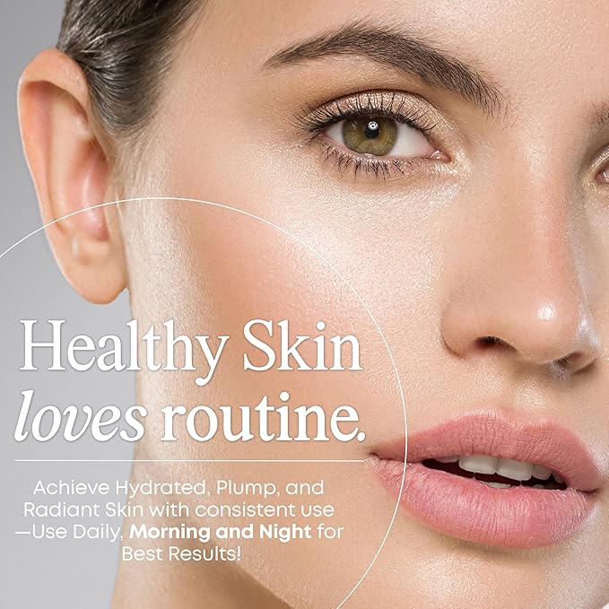 Serenity Dew Hyaluronic Acid & Niacinamide Face Serum - Dermatologist Tested Anti-Aging Korean Skin Care - Ultra Hydrating, Cools, Soothes & Improves Tone and Texture - Vegan Clean Beauty - 1.69 Fl Oz