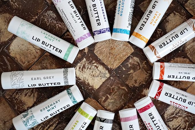 Sicily Rose Tinted Lip Butter - All-Natural Organic Formula with Cold-Pressed Oils & Beeswax - Handmade in USA
